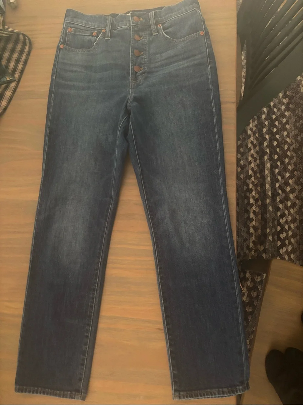 Madewell The Perfect Vintage Crop Jean Button-Fly Size 26
